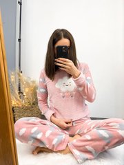 Женская флисовая пижама "Хмарка с сердечком", XL