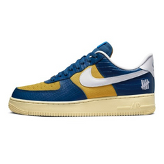 Кроссовки NK Air Force Low Blue Yellow White, 41