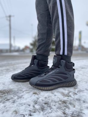 Кросівки Adidas Yeezy Boost 350 Winter Fur Black Grey