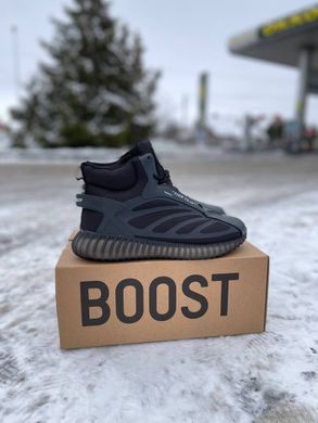 Кросівки Adidas Yeezy Boost 350 Winter Fur Black Grey