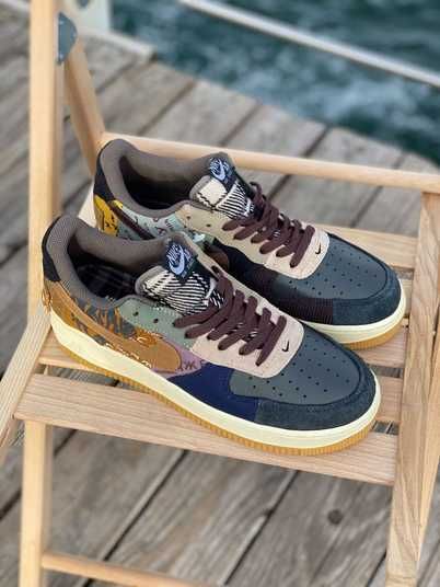 Кроссовки Nike Air force travis scott Купить (Доставка 1-3 Дня)