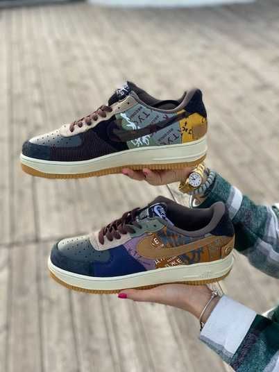 Кроссовки Nike Air force travis scott Купить (Доставка 1-3 Дня)