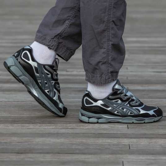 ゆ*★様 asics GEL-NYC Кросівки Asics Gel NYC Black Silver Купити (Доставка 1-3 Дні)