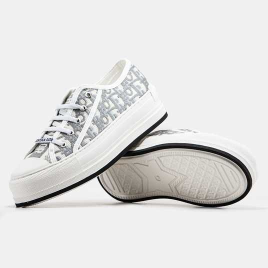 Кросівки Dior B23 White Grey Platform Premium Купить (Доставка 1-3