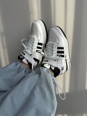 Кроссовки Adidas Forum High White Black, 46