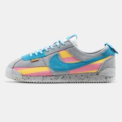 Кросівки Nike Cortez UN/LA Reindbow Grey Blue Yellow Pink, 40