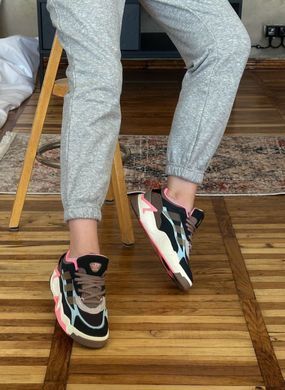 Кросівки Adidas Niteball II Khaki Black Pink, 36