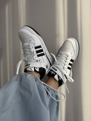Кросівки Adidas Forum High White Black, 46
