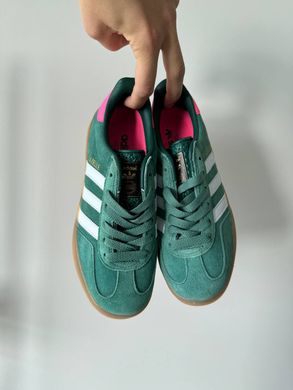 Кросівки Adidas Gazelle Indoor Green White Pink, 36