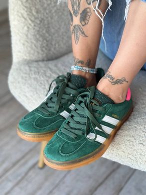 Кросівки Adidas Gazelle Indoor Green White Pink