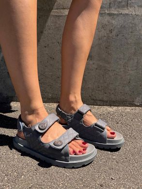 Сандалі Chanel Sandals Grey Leather Premium, 36