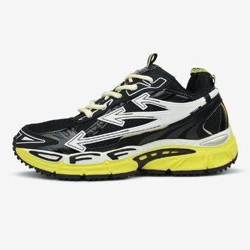 Кросівки Off-White Be Right Back Black Yellow, 37
