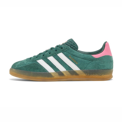 Кроссовки Adidas Gazelle Indoor Green White Pink