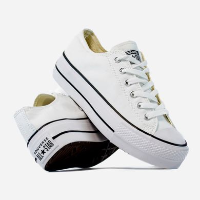 Кроссовки Converse All Star Platform White Black, 36