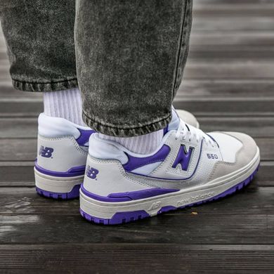 Кроссовки NB New Balance 550 White Purple, 40