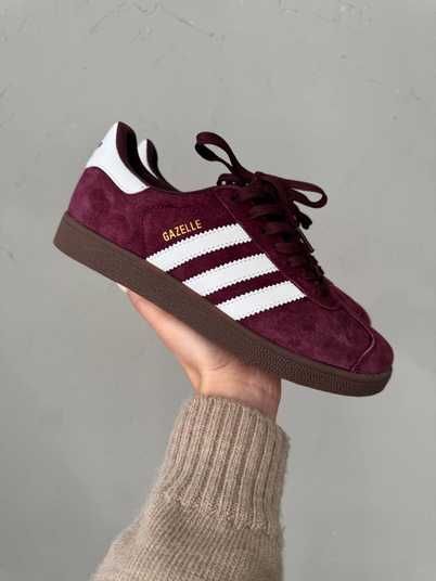 Кроссовки Adidas Gazelle Bordo White Купить (Доставка 1-3 Дня)