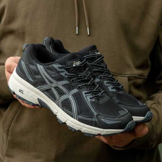 ASICS GEL-VENTURE 6 ベージュ/ブラック Кроссовки Asics Gel Venture 6 Black Grey Beige Купить (Доставка 1