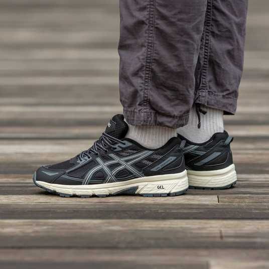 Кроссовки Asics Gel Venture 6 Black Grey Beige Купить (Доставка 1