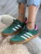 Кросівки Adidas Gazelle Indoor Green White Pink, 36