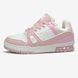 Кроссовки Louis Vuitton Trainer Sneakers Pink White, 36