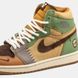 Кросівки Nike Air Jordan 1 x Zion Williamson Voodoo Yellow Green Brown