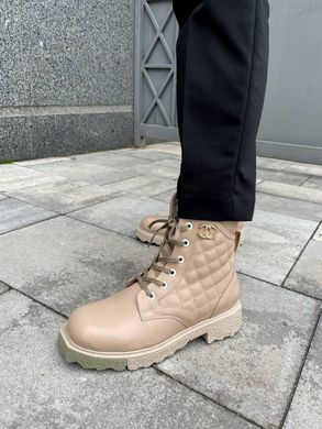 Ботинки Chanel Boots Beige Fur, 36