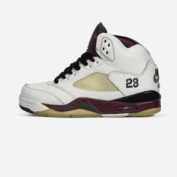 Кроссовки Nike Air Jordan 5 Retro White Brown, 41