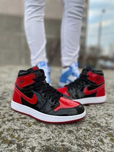 Кросівки Air Jordan 1 High OG Patent Bred Купити (Доставка 1-3 Дні)