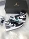 Кроссовки Jordan 1 Black/White Флис, 42