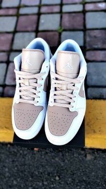 Кросівки Nike Air Jordan 1 Low Tan White