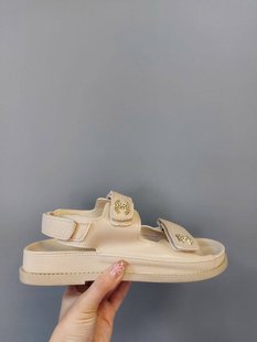 Сандалі Chanel "Dad" sandals beige v3, 36