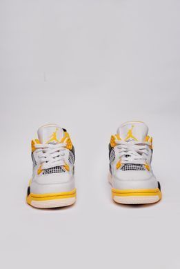 Кросівки Nike Jordan 4 White Yellow Black, 37