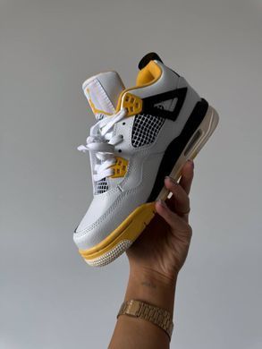 Кросівки Nike Jordan 4 White Yellow Black, 37