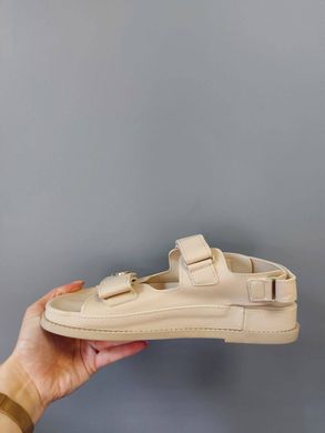 Сандалі Chanel "Dad" sandals beige v3