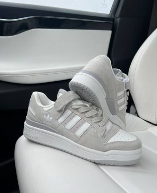 Кроссовки Adidas Forum Low Light Grey White, 36