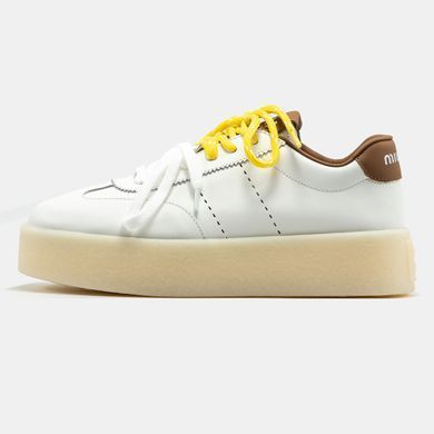 Кроссовки Miu Miu White Brown, 36