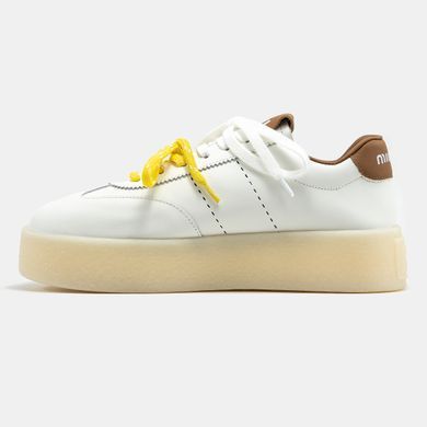 Кроссовки Miu Miu White Brown, 36