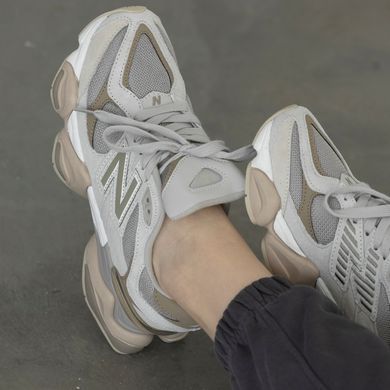Кроссовки New Balance 9060 Grey Khaki Beige, 36