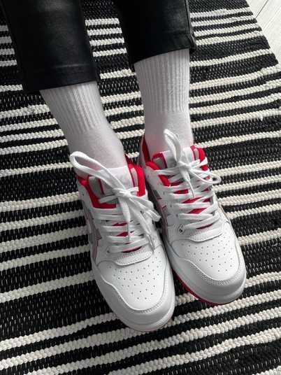 Кросівки Asics EX89 White Red Купити (Доставка 1-3 Дні)