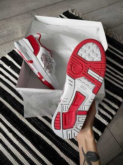 Кросівки Asics EX89 White Red Купити (Доставка 1-3 Дні)