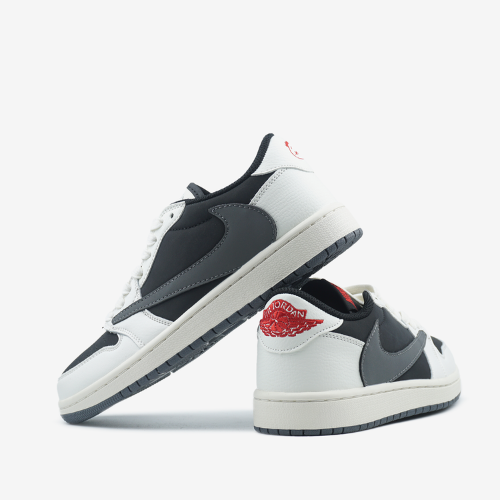 Кроссовки Jordan 1 Low x Travis Scott Grey Fog Купить (Доставка 1