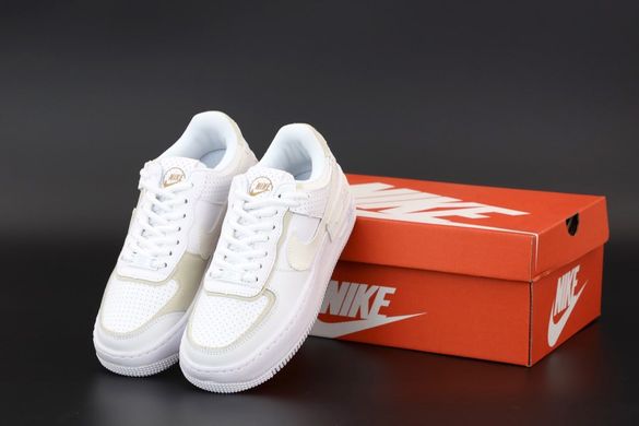 Кросівки Nike Air Force 1 Shadow white/beige, 36