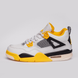 Кросівки Nike Jordan 4 White Yellow Black, 37