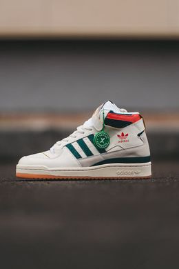 Кросівки Adidas Forum 84 Hight White Green Red Gum, 36