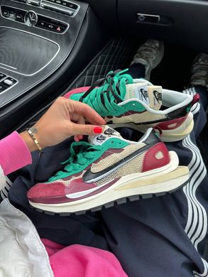 Кросівки Nike VaporWaffle x Sacai Bordo Beige Green, 37