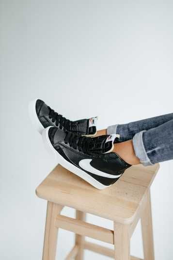 Кроссовки Nike Blazer Mid 77 Vintage Black Sail Купить (Доставка 1