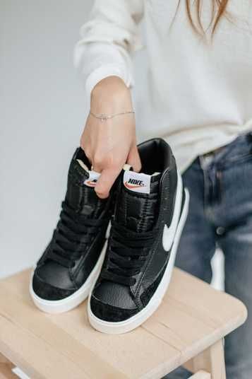Кроссовки Nike Blazer Mid 77 Vintage Black Sail Купить (Доставка 1