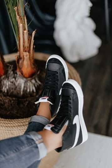 Кроссовки Nike Blazer Mid 77 Vintage Black Sail Купить (Доставка 1