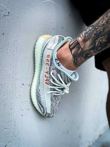 Yeezy boost 350 blue 2025 zebra