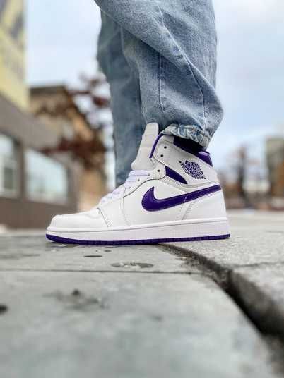 Кроссовки Air Jordan 1 Retro High Court Purple Купить (Доставка 1